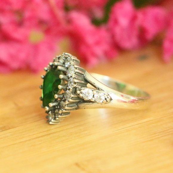 925 Sterling Silver and Cubic Zirconia rings - Picture 3 of 6